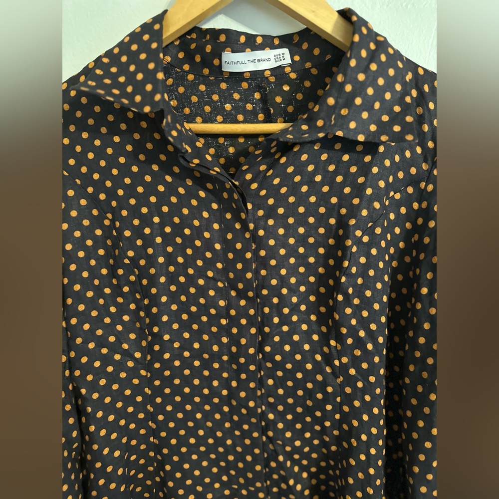 Rae Mini Dress in Ludovica Polka Dot. - Picture 6 of 6